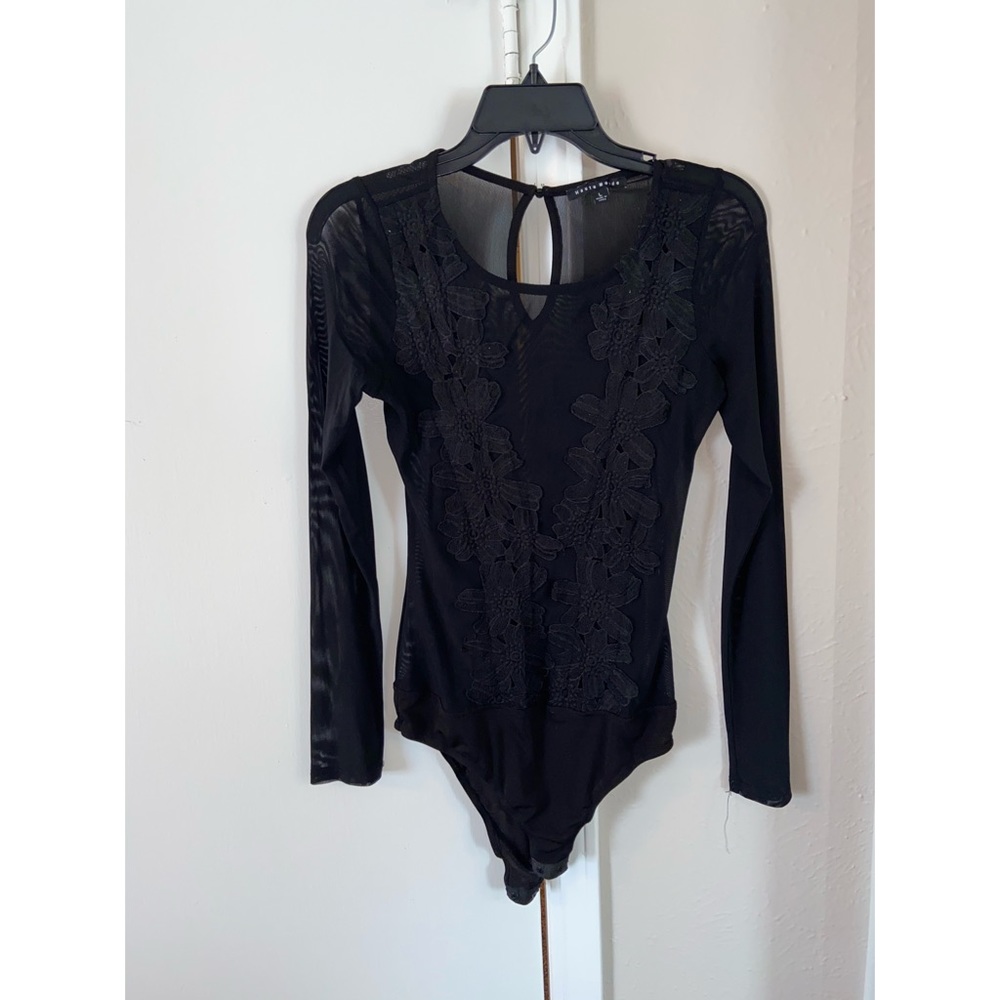Long sleeve mesh bodysuit